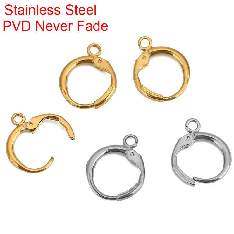 Jewelry Making Materials - 10 adet PVD Asla Solmaz Paslanmaz