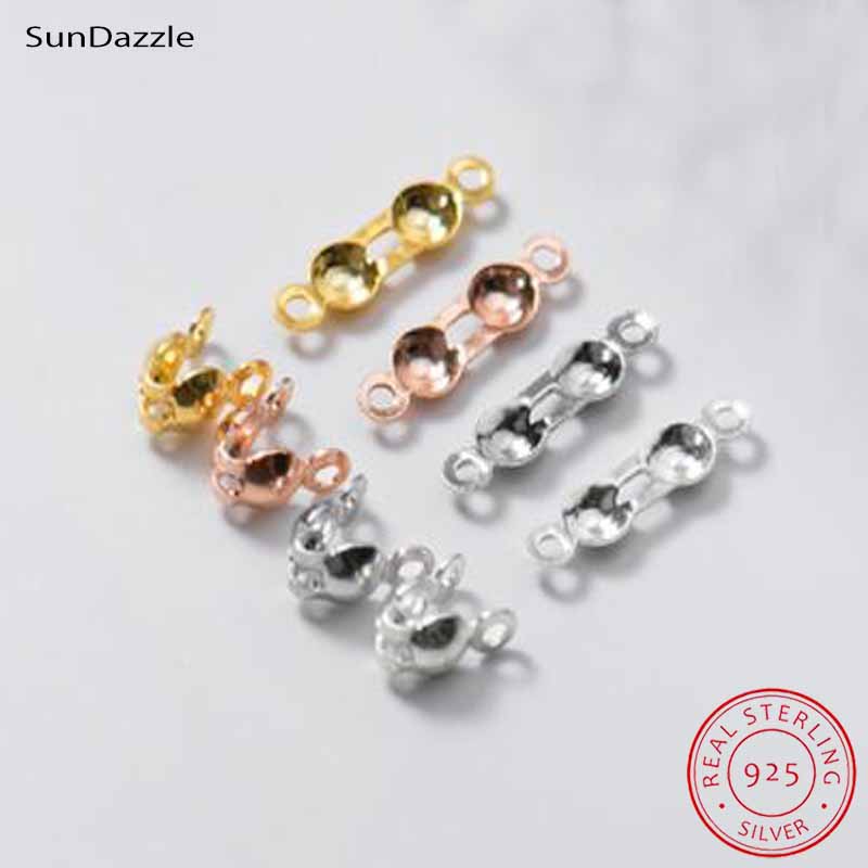 Jewelry Making Materials - 4 adet Hakiki Saf 925 Ayar