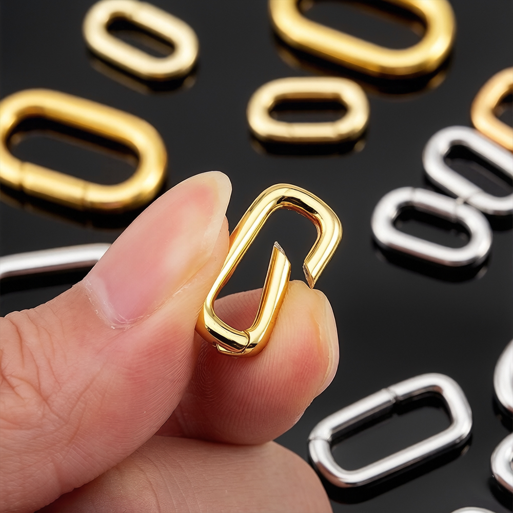 Jewelry Making Materials - 2 adet 18 K Altın Kaplama