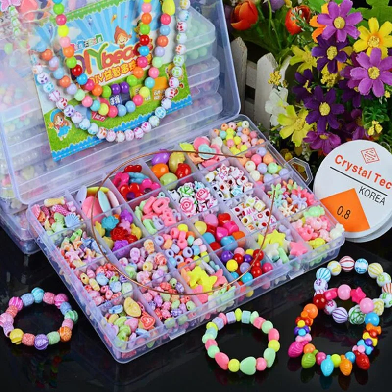 Jewelry Making Kits For Kids - Kızlar DIY boncuk seti takı yapma