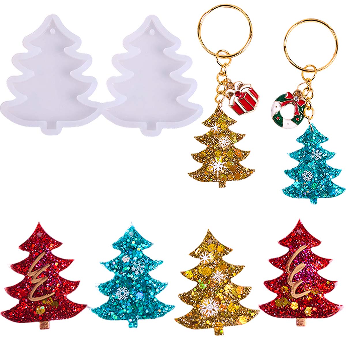 3D Noel Ağacı Kolye Silikon Ka - Jewelry Making Mold incelemesi ve fiyatı