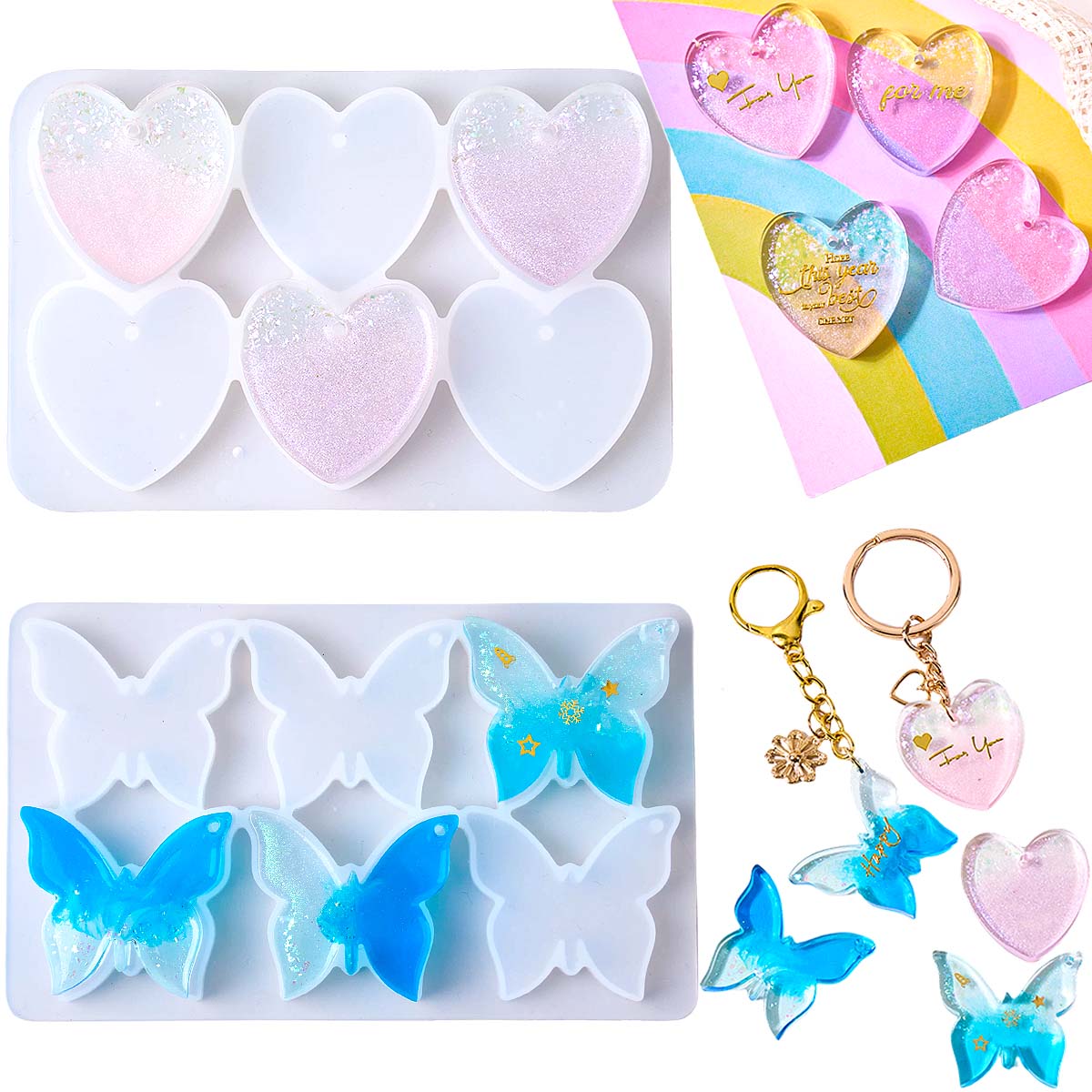 Altı delikli delikli küpe sili - Jewelry Making Mold incelemesi ve fiyatı