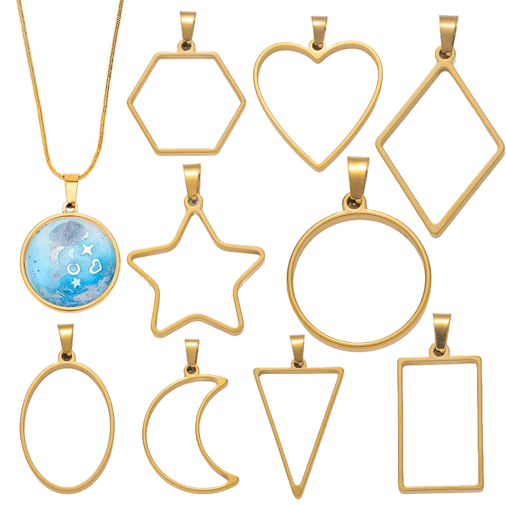 5 adet Paslanmaz Çelik Açık Ar - Jewelry Making Mold incelemesi ve fiyatı
