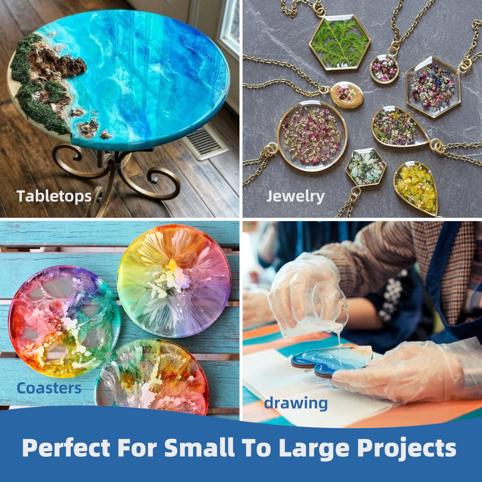 250ml-1000ml Epoksi Reçine Dök - Jewelry Making Online incelemesi ve fiyatı