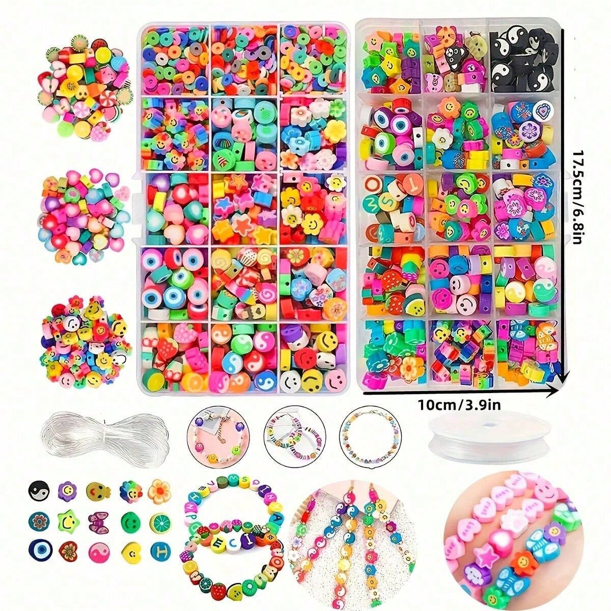 1450/1200/250 adet Polimer Kil - Jewelry Making Box incelemesi ve fiyatı