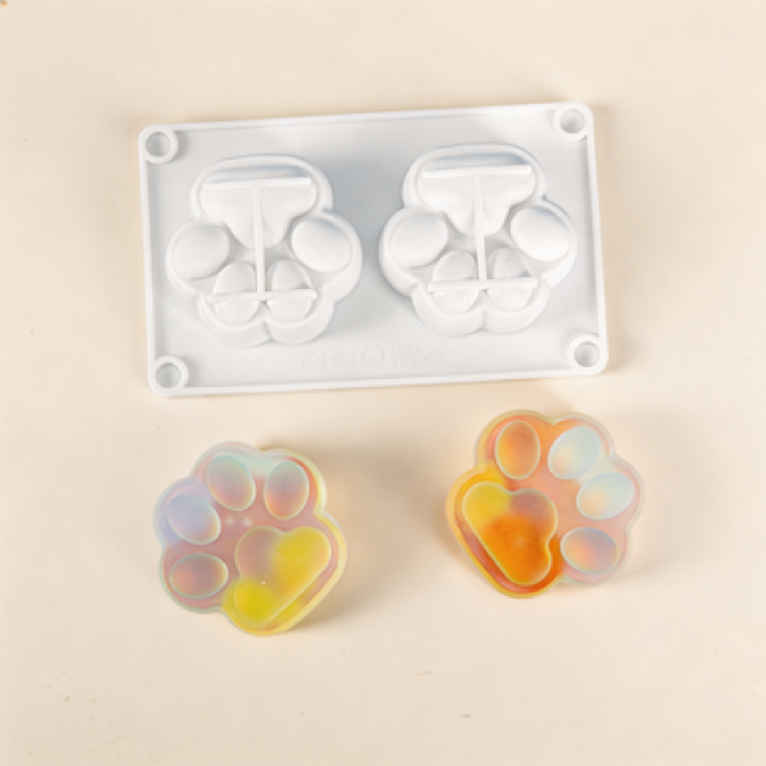 2 bağlantılı kedi patili silik - Jewelry Making Mold incelemesi ve fiyatı