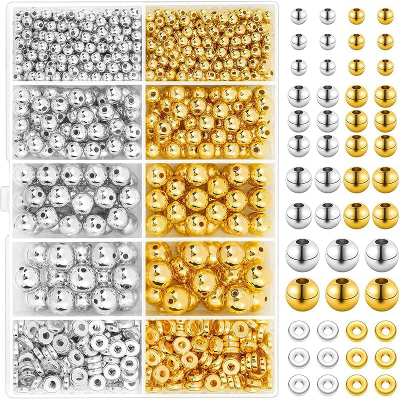 1000 adet altın ara boncuk set - Jewelry Making Online incelemesi ve fiyatı
