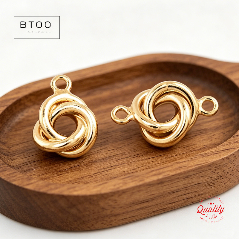 14K Altın Kaplama Aşk Düğümü K - Jewelry Making Knots incelemesi ve fiyatı