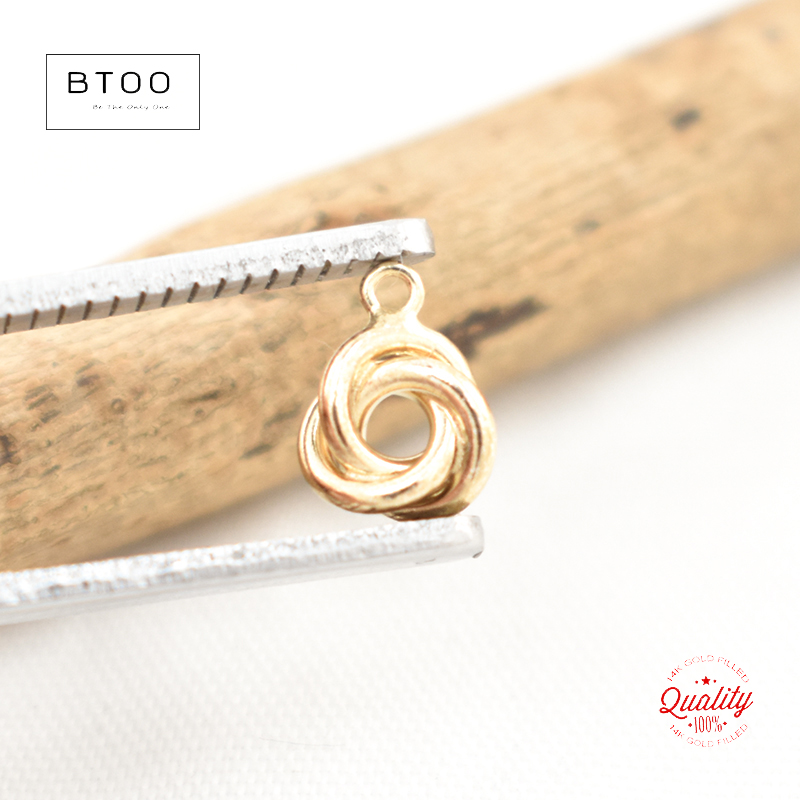 14K Altın Kaplama Aşk Düğümü K - Jewelry Making Knots incelemesi ve fiyatı