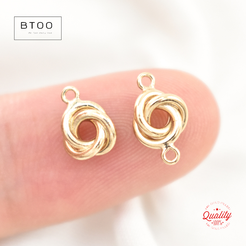 14K Altın Kaplama Aşk Düğümü K - Jewelry Making Knots incelemesi ve fiyatı