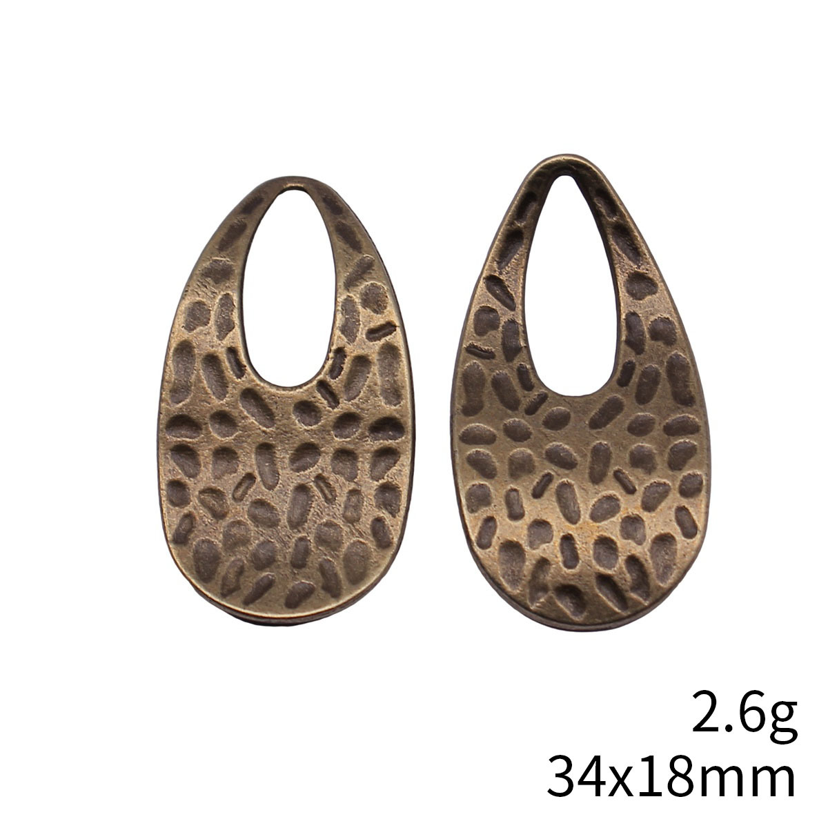 10 adet 34x18mm 5 Renk Dövülmü - Jewelry Making Hammer incelemesi ve fiyatı