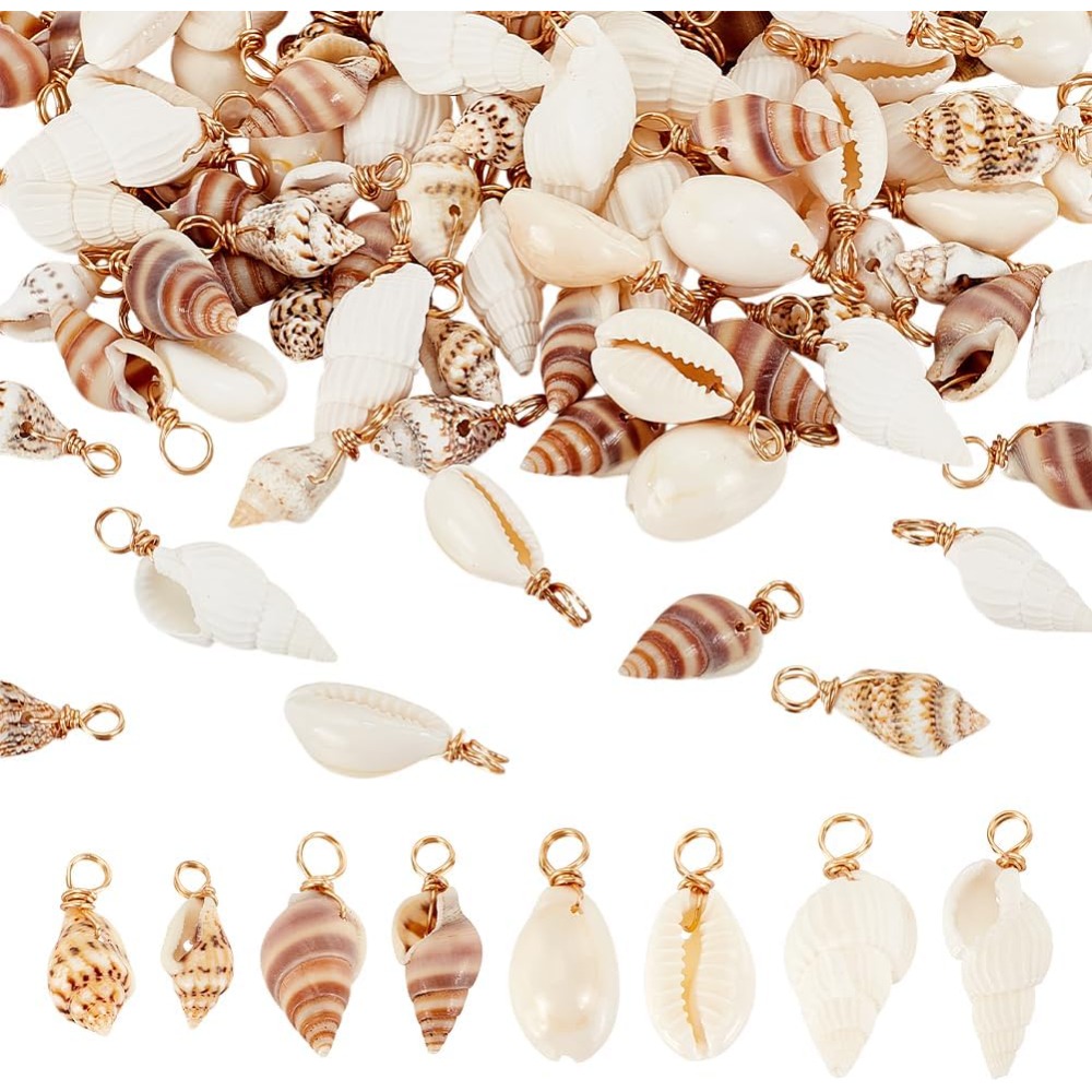 100 adet 4 Stilleri Doğal Kabu - Jewelry Making Online incelemesi ve fiyatı
