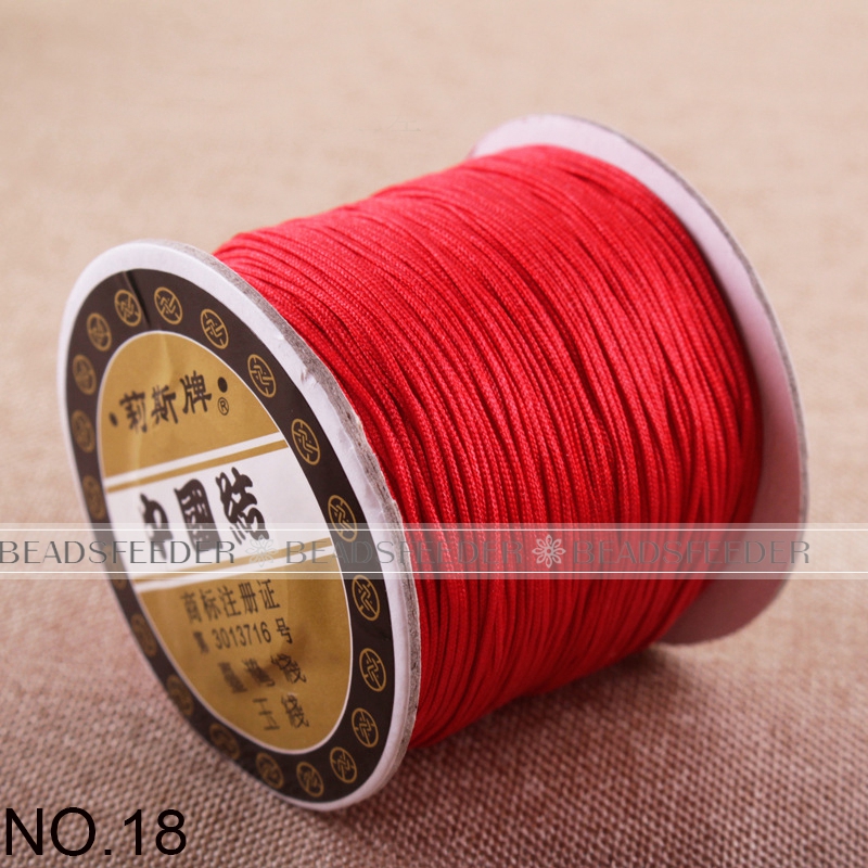 Çin Düğümleme Yeşim İpliği 0.8 - Jewelry Making Knots incelemesi ve fiyatı