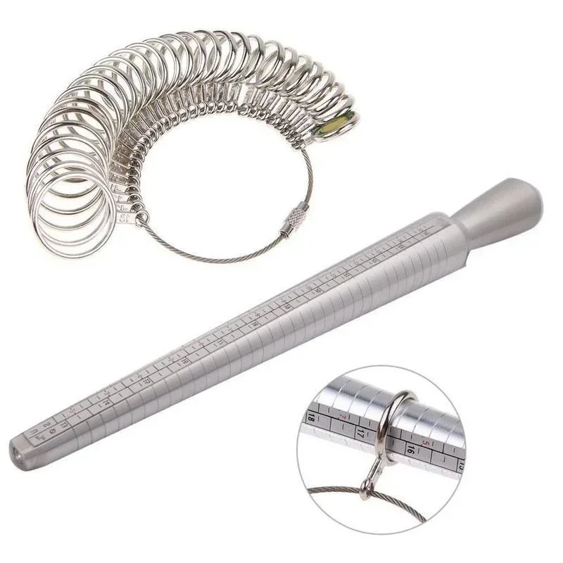 1/2 adet Metal Halka Ölçer Ölç - Jewelry Making Hammer incelemesi ve fiyatı