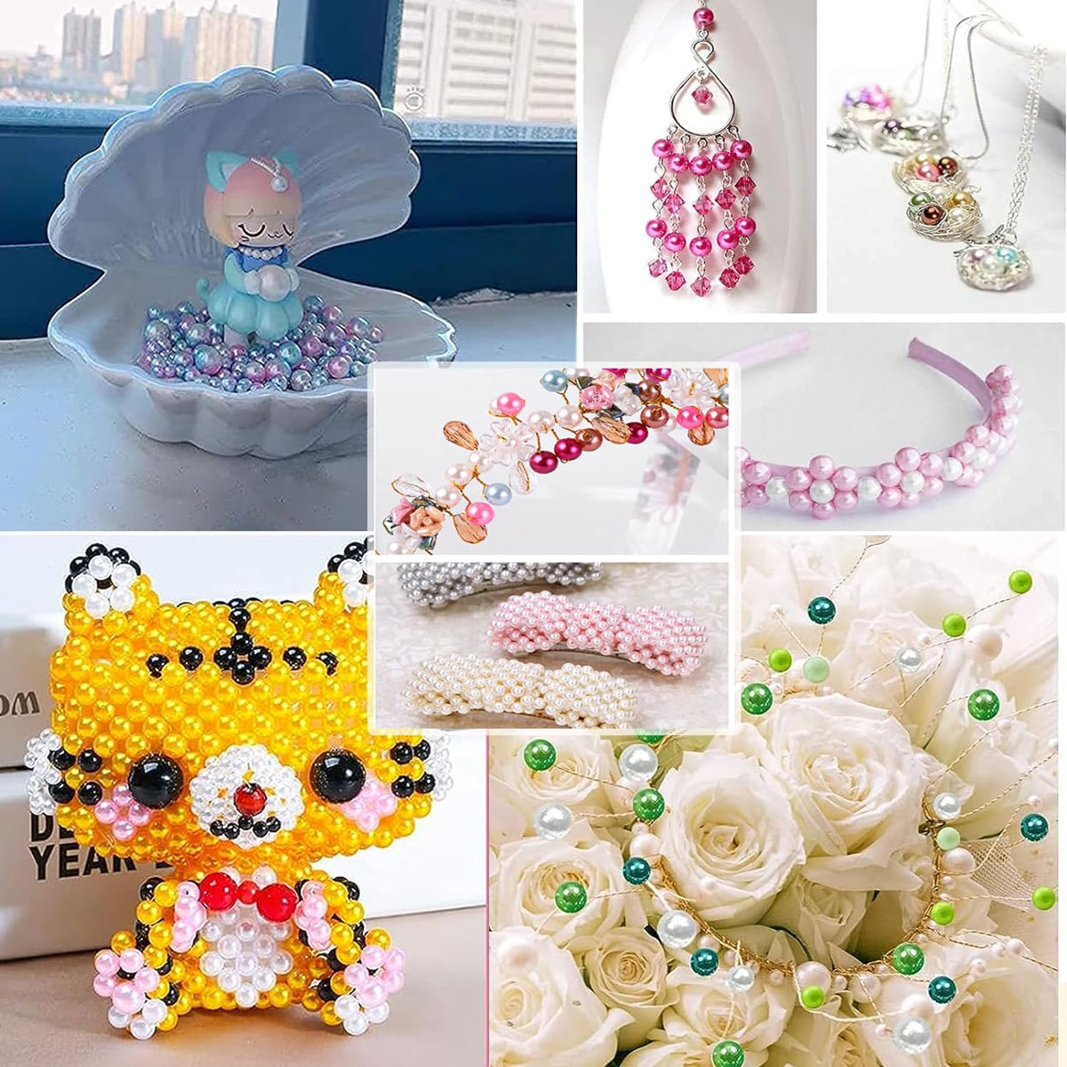 2400 adet 48 bölmeler inci tak - Jewelry Making Online incelemesi ve fiyatı
